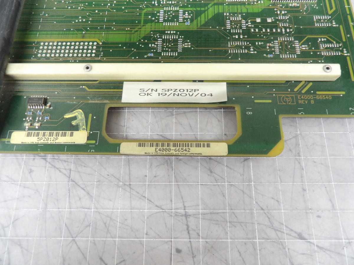 HP E4000-66540 CIRCUIT BOARD, PROCESSOR/CONTROLLER, ICT SYSTEM, PCB VERIFICATION - PCB CIRCUIT BOARDS