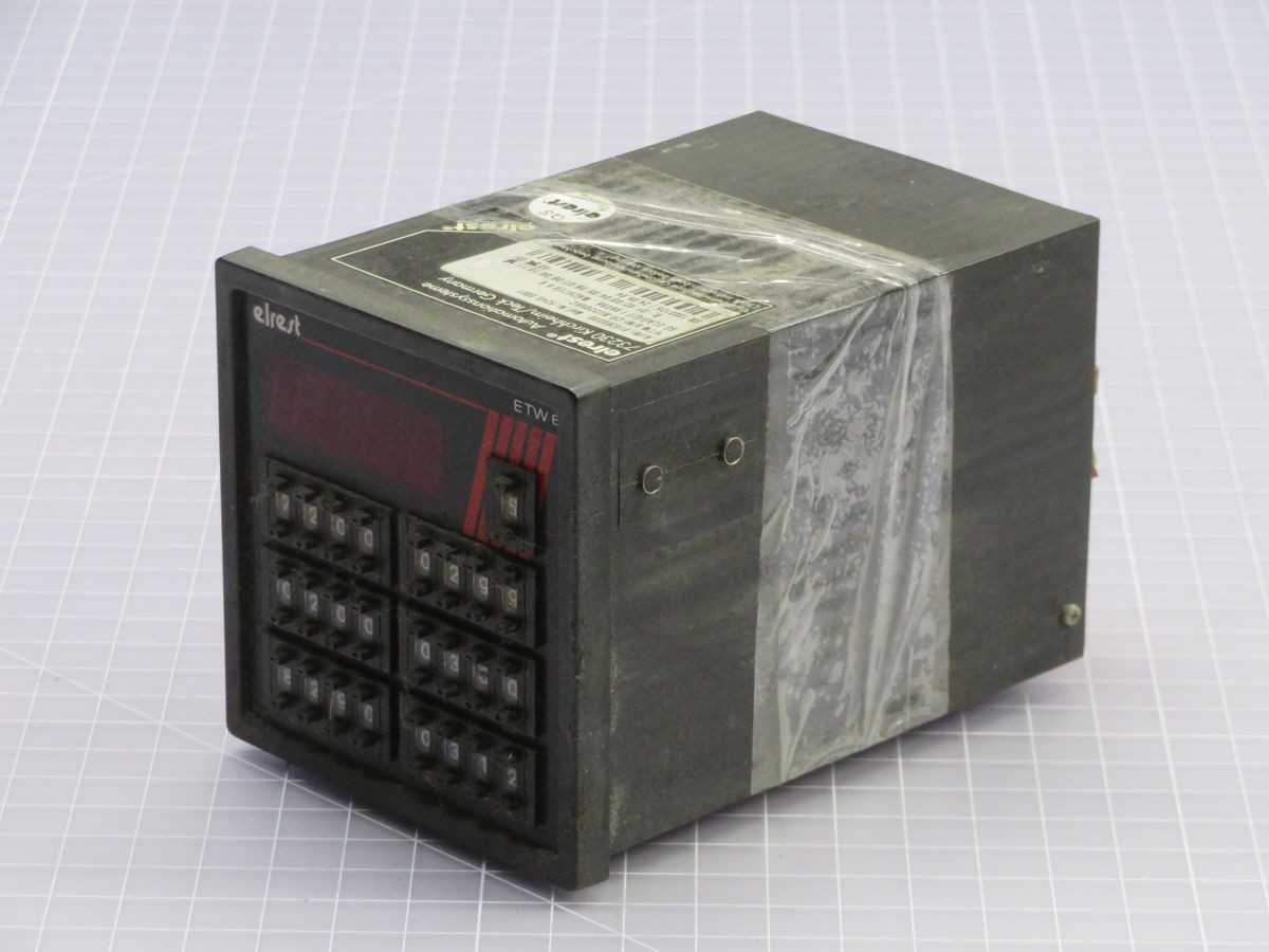 ELREST 015200330 ETW-6/NI-CR-NI/220VAC ELECTRIC CONTROLLER BH0596 - AUTOMATION & CONTROLS