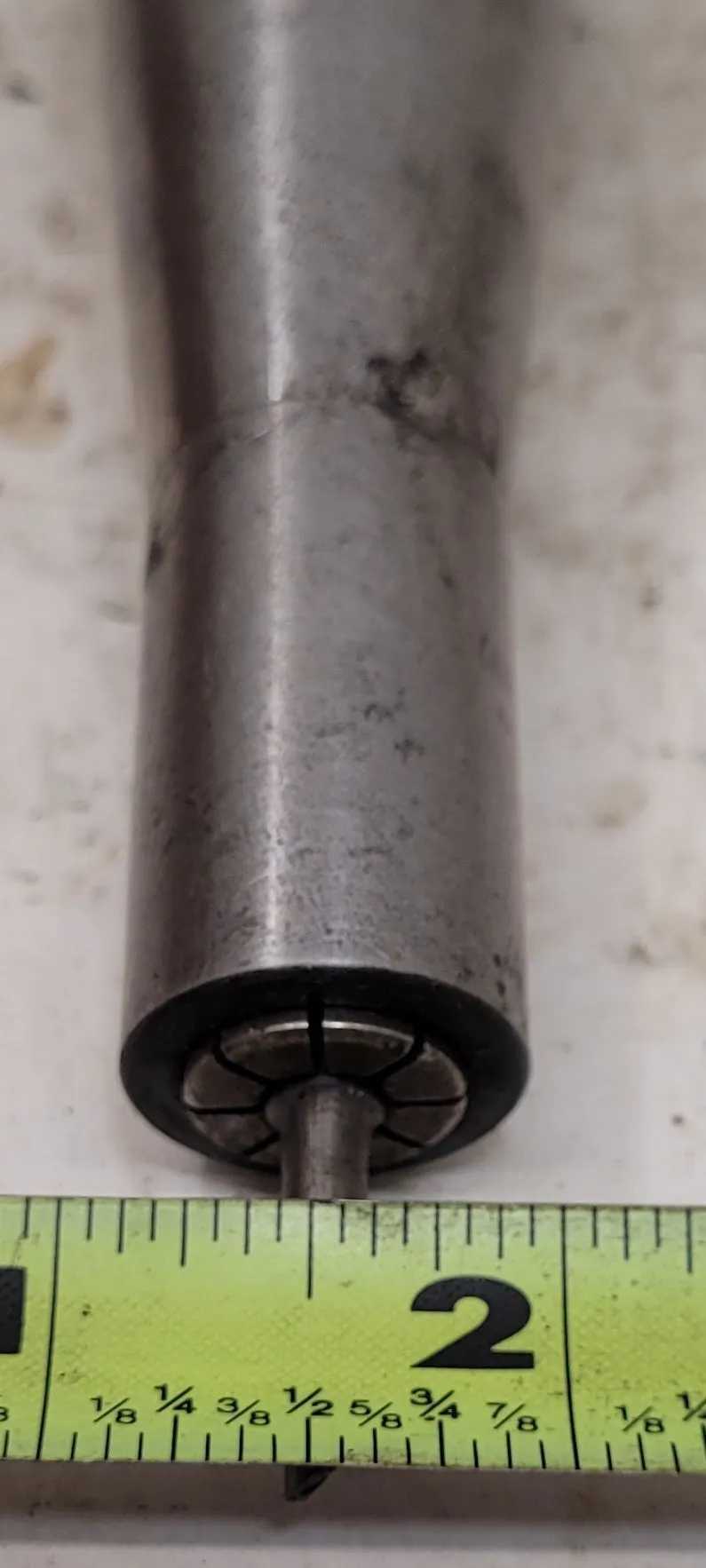 NIKKEN CAT 40 COLLET CHUCK TOOL HOLDER, BORE DIA: 15MM, BODY DIA MAX: 43.8MM, PROJECTION: 5-5/8IN - MACHINING TOOLING & PARTS