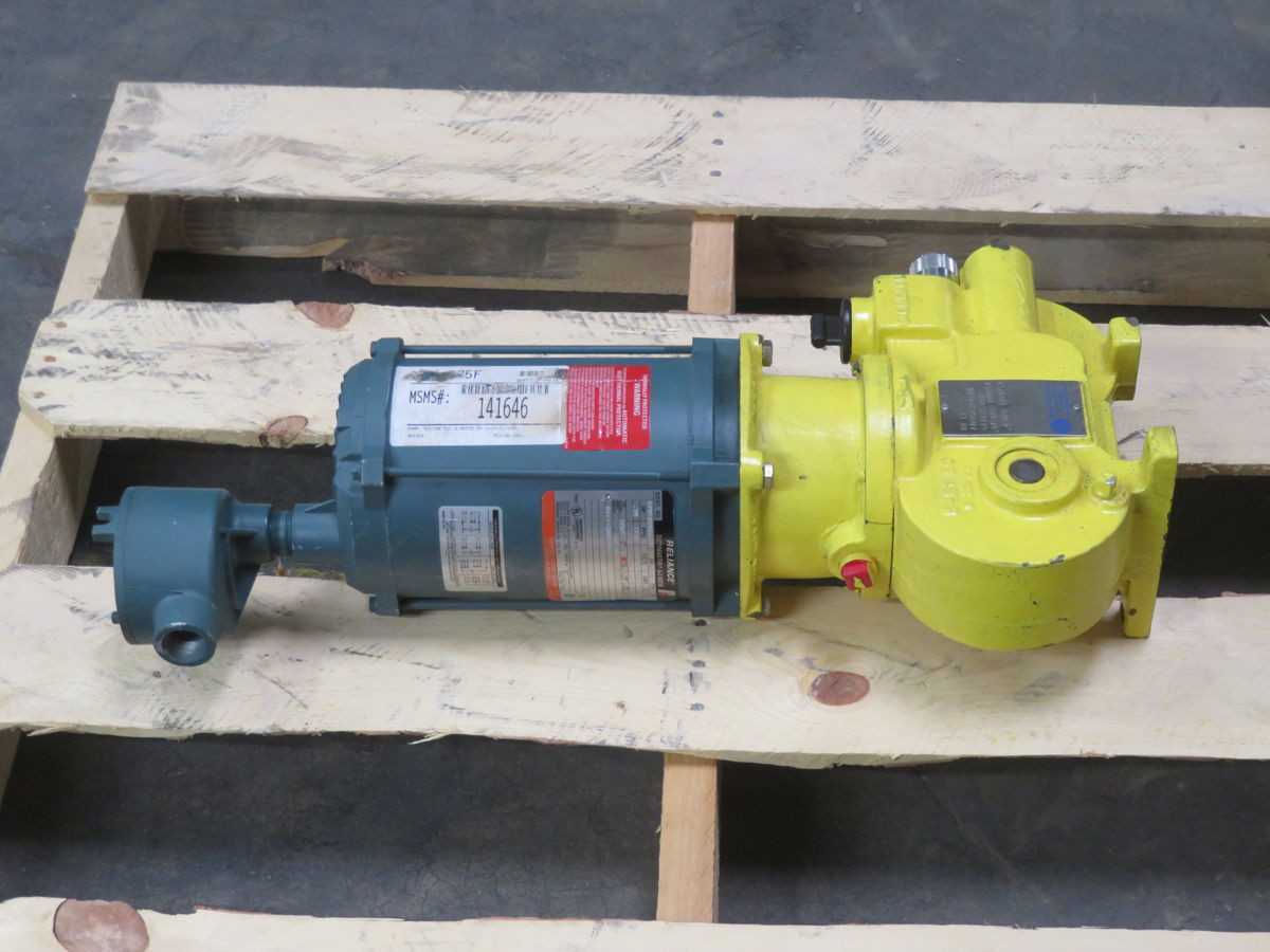 MILTON ROY RH11-77FRSESEM2NN METERING PUMP W MOTOR D79T8255N-LF T261500 - METERING PUMP