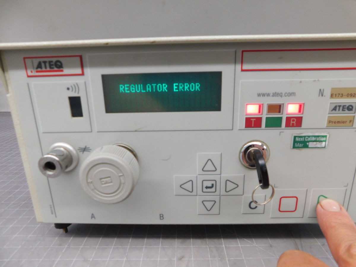 ATEQ Premier F Air Leak Detector M6846 - Precision Testing Equipment - INSPECTION & MEASUREMENT