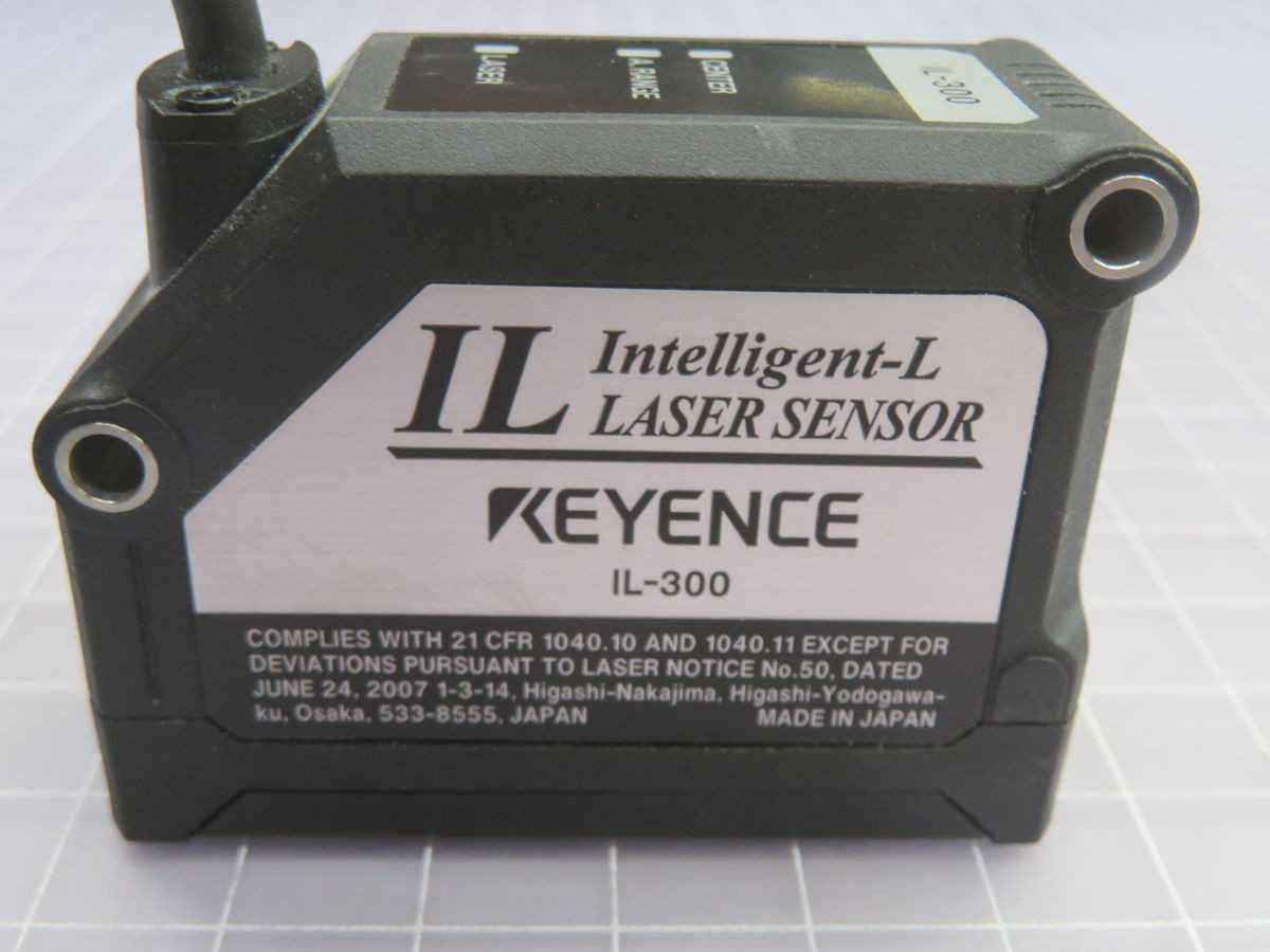 KEYENCE IL-300 SENSOR HEAD T263637 - SENSORS