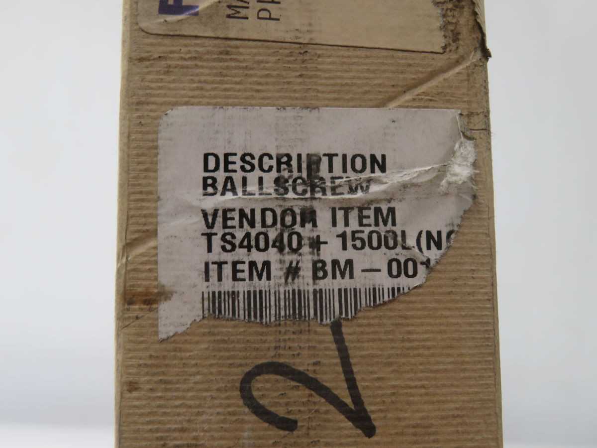 THK TS4040+1500L Rolled Ball Screw Shaft T269507 - MACHINING ACCESSORIES & TOOLING