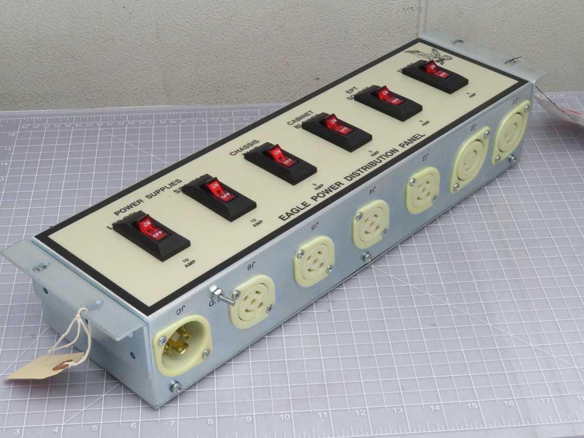 WESTINGHOUSE M455430 812H46 EAGLE 21 POWER DISTRIBUTION PANEL, 6 INTEGRAL CIRCUIT BREAKERS - CIRCUIT BREAKERS