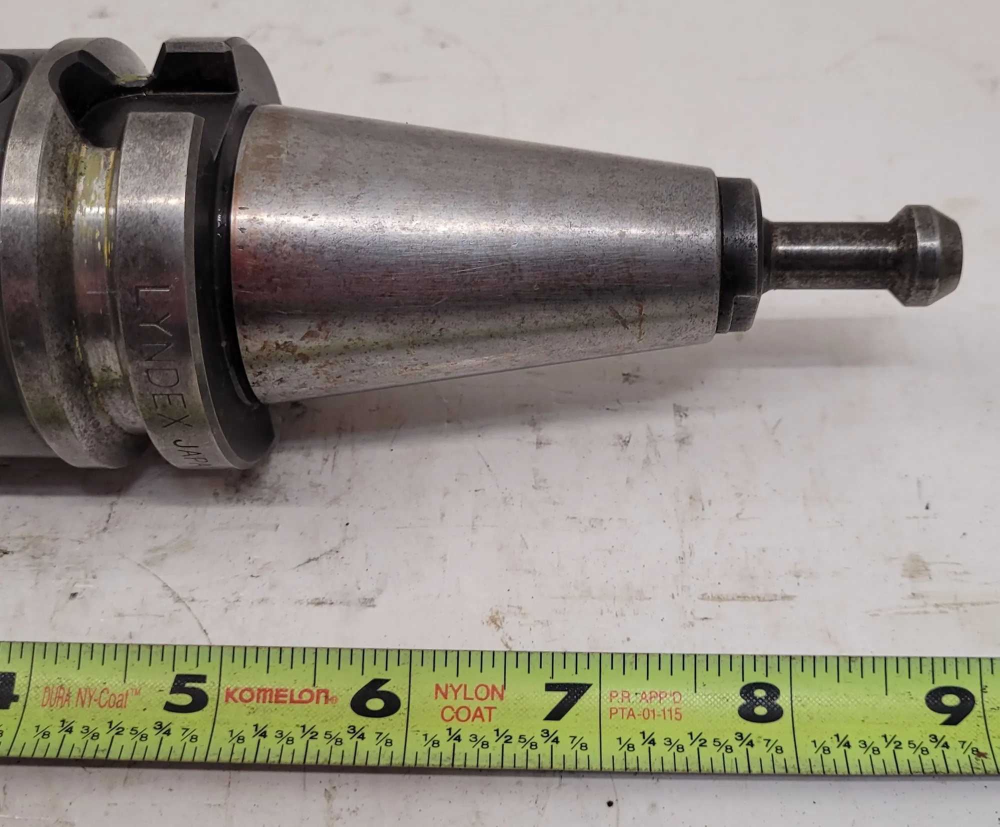 LYNDEX CAT 40 TOOL HOLDER - 1 INCH HOLE DIAMETER - MACHINE TOOLING