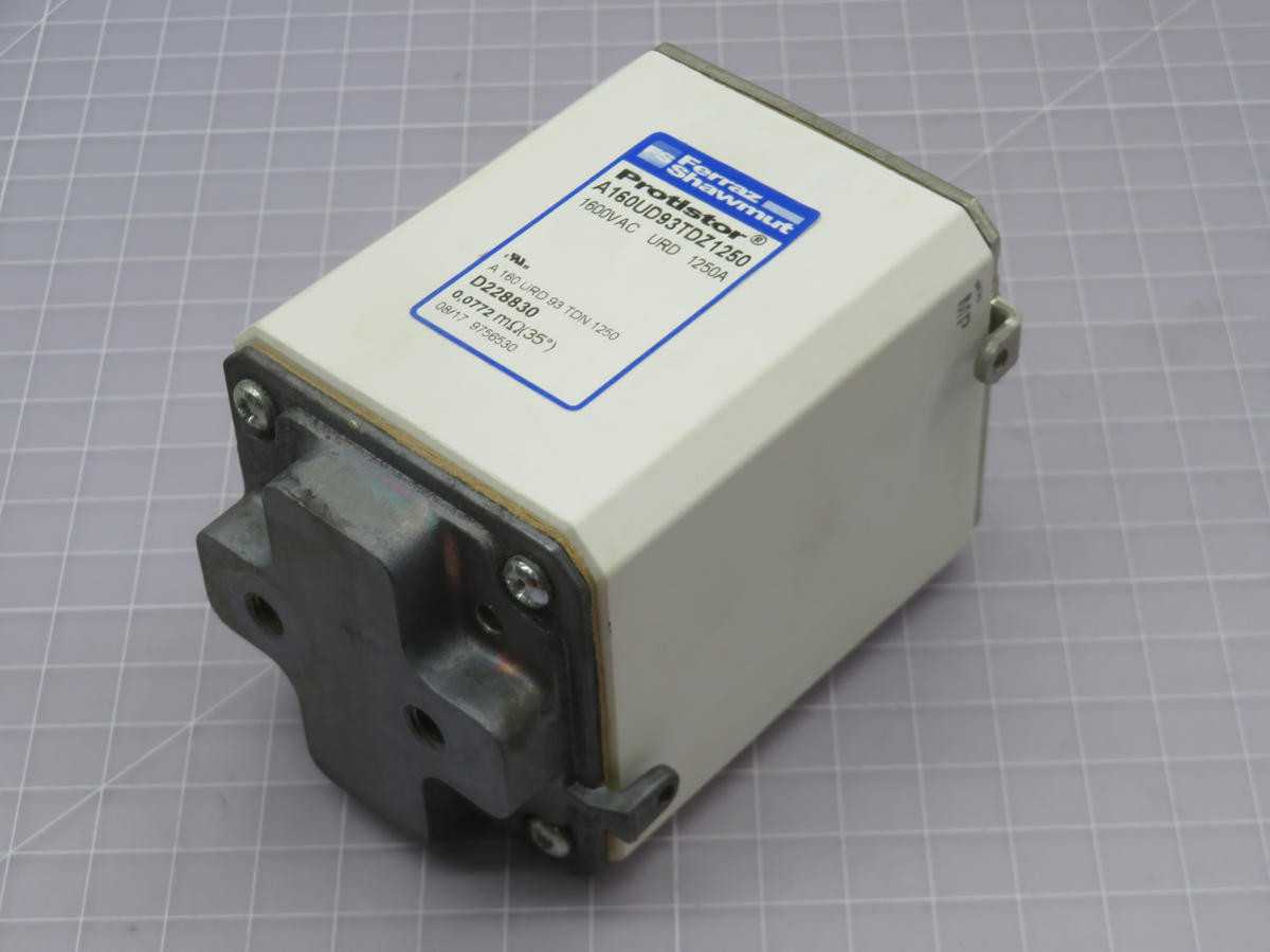 Ferraz Shawmut A1-60UD93TDZ1250 Fuses, 1250A Current, 1600VAC Voltage, 200KA IR, Gr Char - FUSES