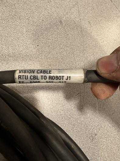 FANUC EE-0365-302-017 RTU ROBOT VISION CABLE, INDUSTRIAL AUTOMATION, SHIELDED DESIGN - ROBOT PARTS