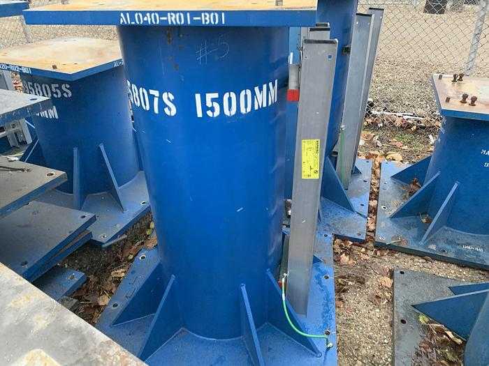 2011 HEAVY-DUTY UTICA RISER STAND FOR FANUC R2000/M900, 1500MM HEIGHT, ZERO VOLT OPERATION - ROBOT PARTS