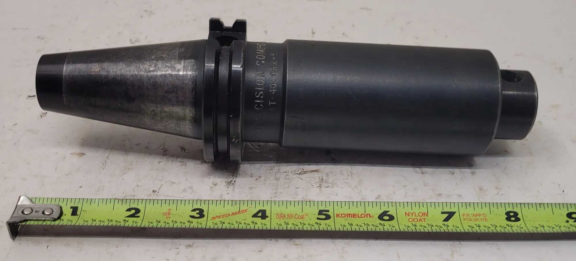 PRECISION COMPONENTS CAT 40 – CHX-5 CUTTER HEAD EXTENSION (OAL 8.5", BORE 1.25") - MACHINING TOOLING & PARTS