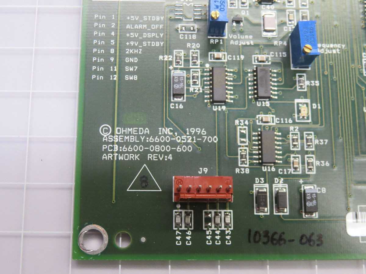 OHMEDA 6600-0800-600 6600-0521-700 CIRCUIT BOARD T263387 - PCB CIRCUIT BOARDS
