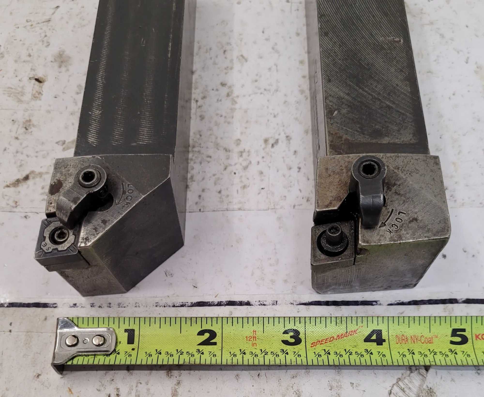 KENNAMETAL DCLNL-204D LEFT HAND CLAMP HOLDER SET OF 2 (1-1/4" SHANK, 6.00" OAL, NEGATIVE RAKE) - MACHINE TOOLING