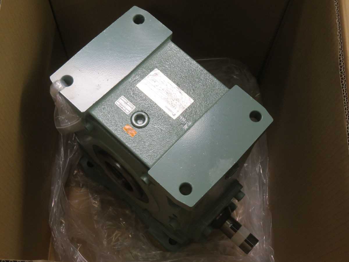 TSUBAKI EW125B60H WORM POWER DRIVE GEAR REDUCER T266516 - RIGHT ANGLE GEAR REDUCER