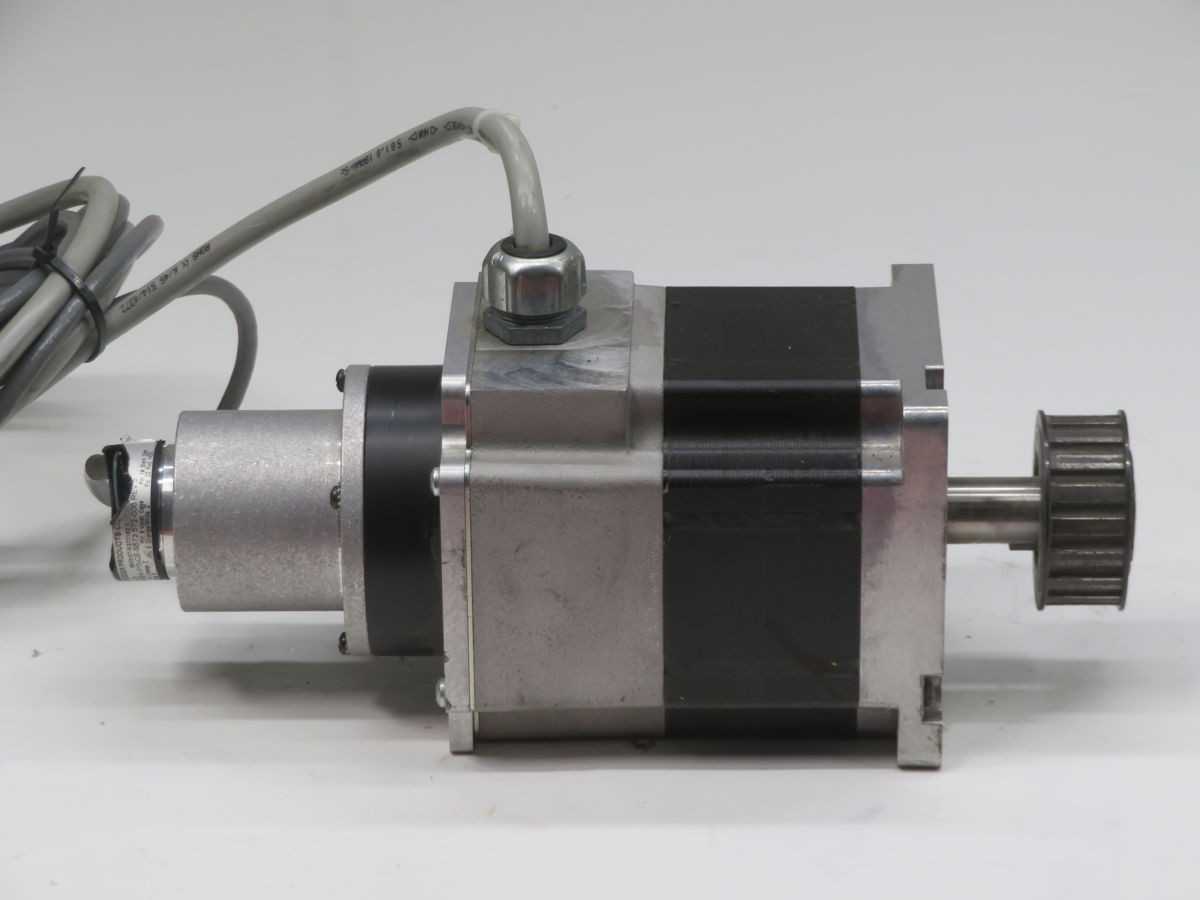PARKER TS41B-DKNPS STEPPER MOTOR, FRAME SIZE 42, 170VDC WINDING, DOUBLE SHAFT, STRAIGHT KEY, NO FEEDBACK - ELECTRIC MOTORS