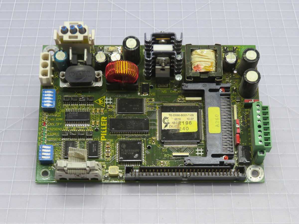 Piller 00.4.492.1217 A Electronic Circuit Card For Industrial Control - PCB CIRCUIT BOARDS