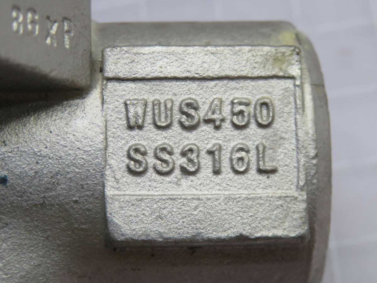 Lot Of 4 Watson WUS450 SS316L Steel Connector Strainers T266544 - STRAINERS