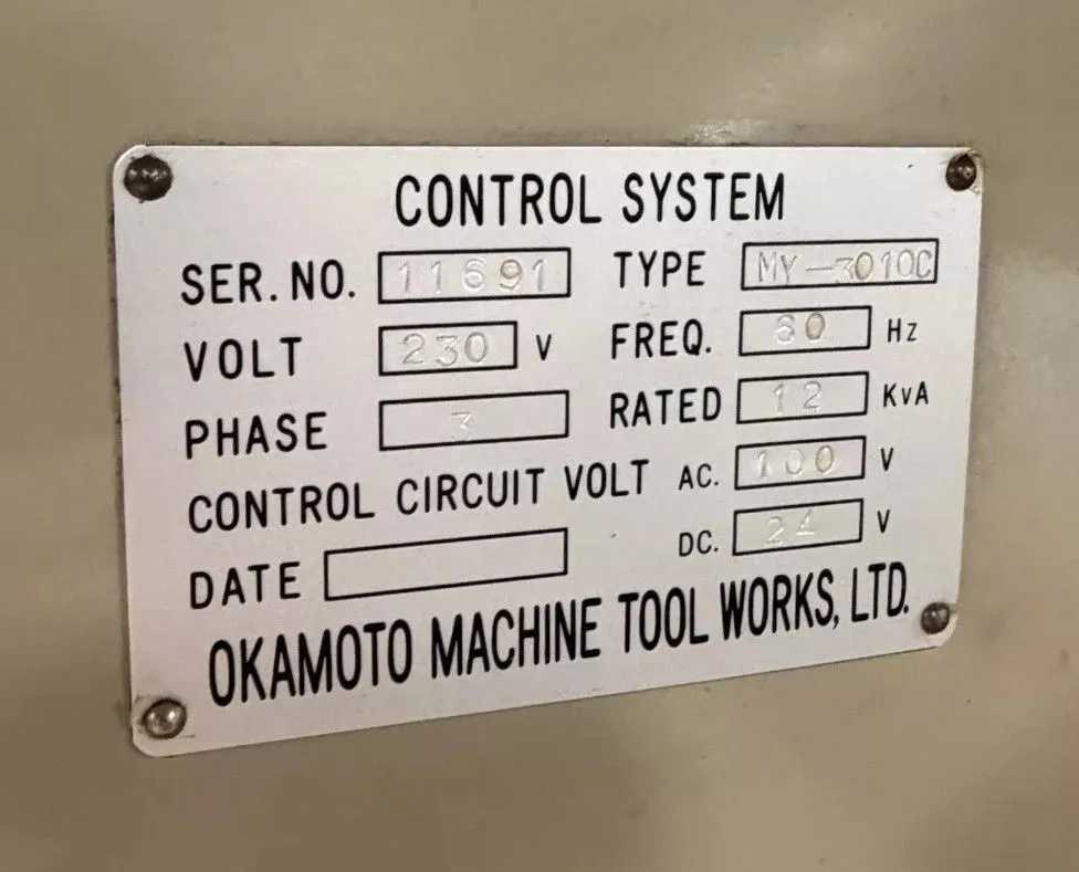 2010 OKAMOTO IGM-2M INTERNAL GRINDER, 10000 RPM, MDI CONTROL - PRECISION ENGINEERING! - GRINDING MACHINES