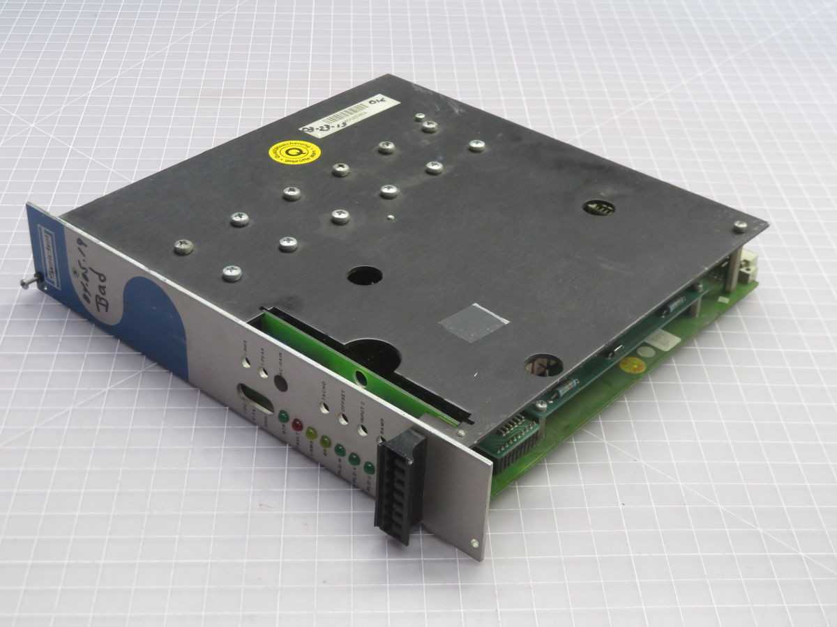 Lot Of 2 Seidel DUE60WKS-M240/06-PB Servo Control Amplifiers - SERVO