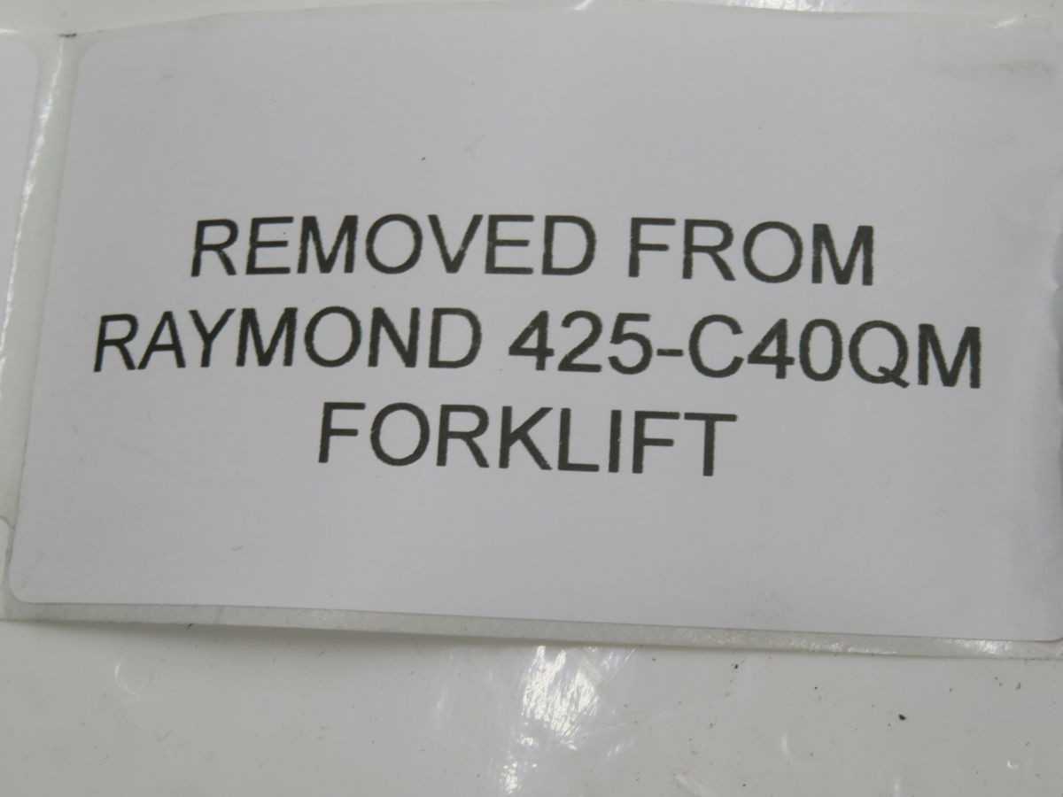 Raymond 425-C40QM Hydraulic Manifold Valve T262331 - HYDRAULIC VALVE