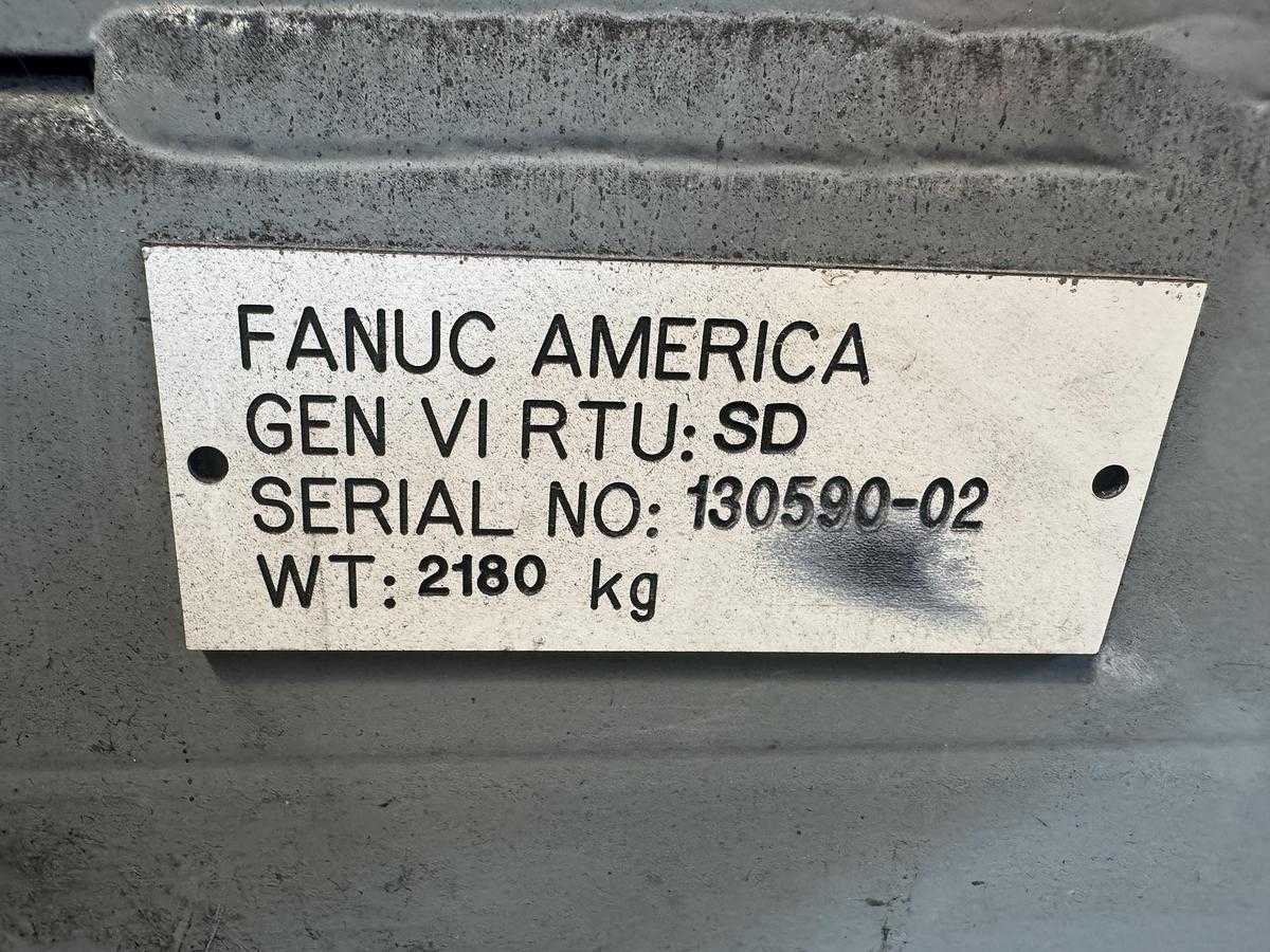 FANUC GEN VI RTU ROBOT TRANSFER UNIT, AC SERVO MOTOR, RACK & PINION DRIVE, HEAVY-DUTY WAYS - INDUSTRIAL ROBOTS