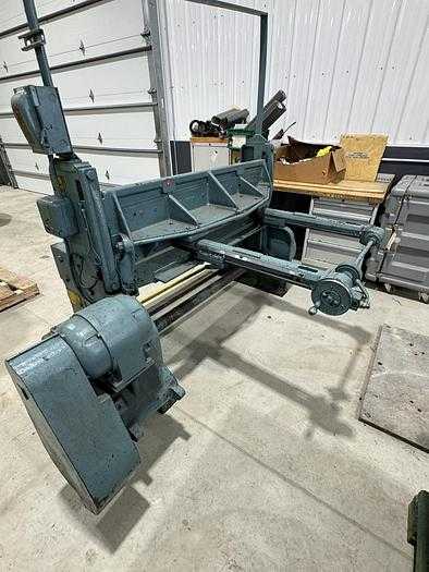 1970 WYSONG 1652 MECHANICAL SHEAR - 16-GAUGE, 4FT CUT, REAR BACK GAUGE, 48IN WIDTH - METAL SHEARS