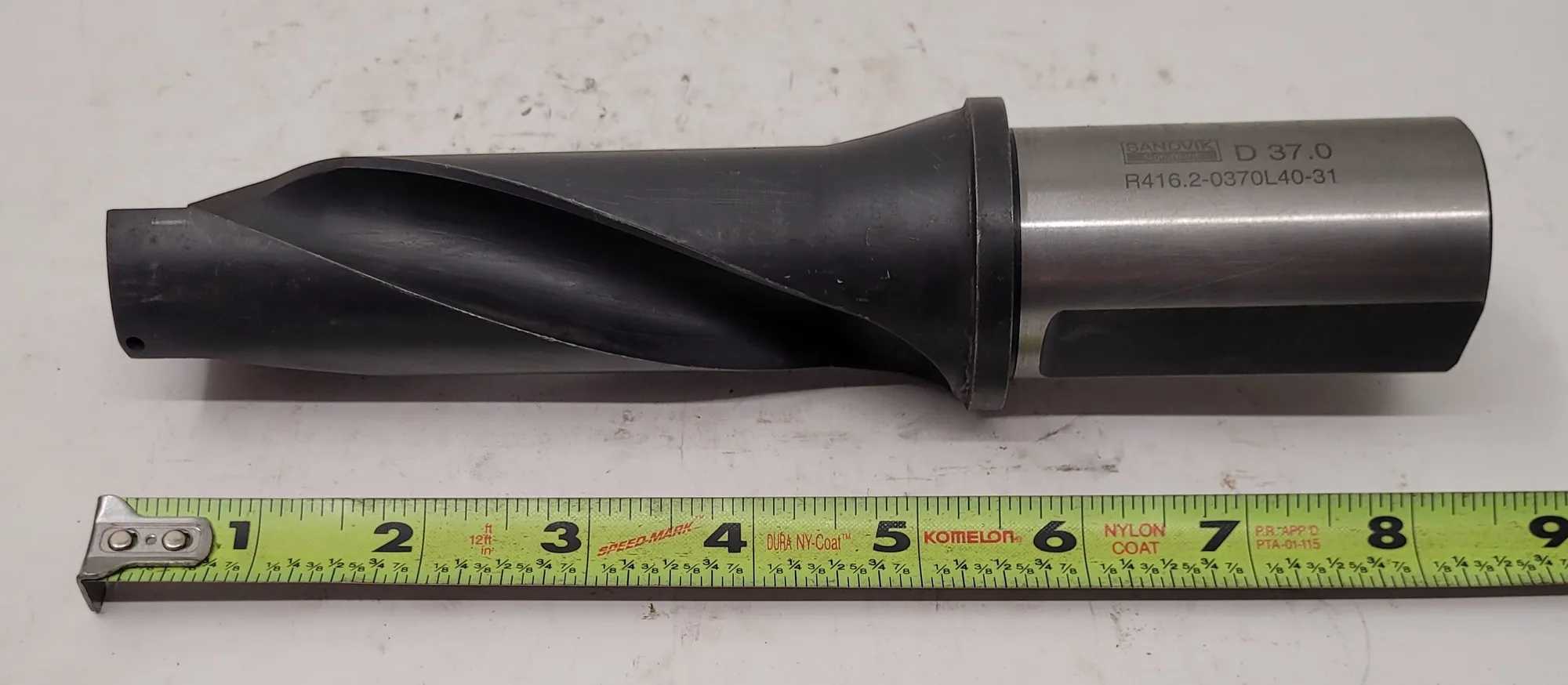 SANDVIK COROMANT R416.2-0370L40-31 INDEXABLE INSERT DRILL 37MM CUTTING DIAMETER - MACHINE TOOLING