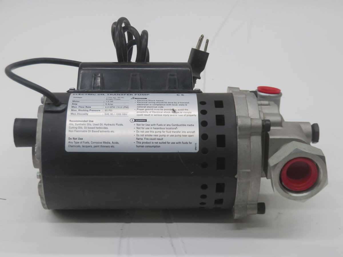 DAYTON 12F735A ELECTRIC OIL TRANSFER PUMP T266686 - PUMPS
