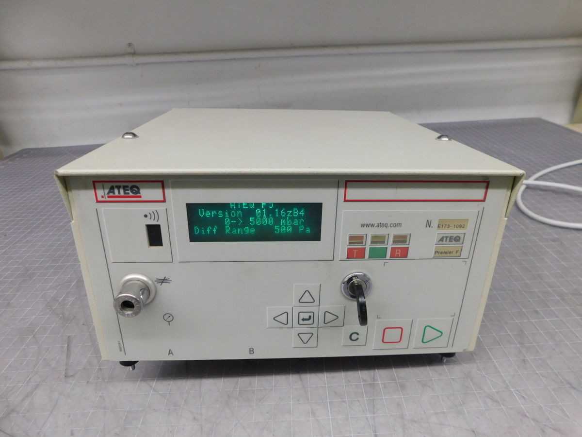 ATEQ Premier F Air Leak Detector - Precision Testing Equipment - INSPECTION & MEASUREMENT