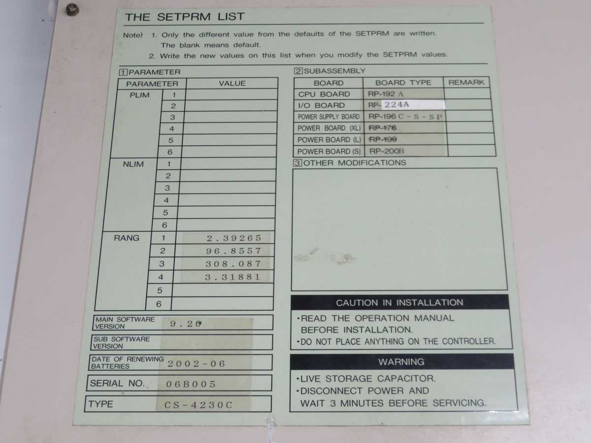 DENSO RC3-C4AB 410000-6450 ROBOT CONTROLLER T262967 - ROBOT CONTROLLERS
