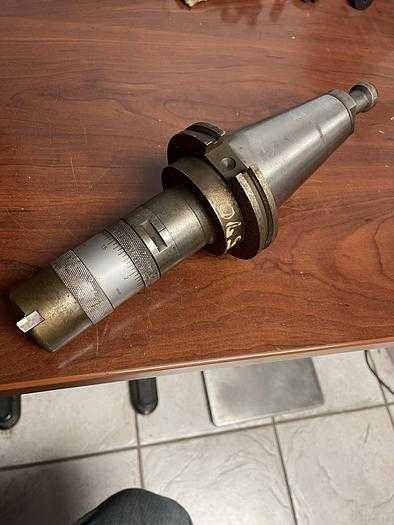C/O SWISS MADE 44586 CAT 50 TOOL HOLDER & 18046 BORING HEAD, 50-70 RANGE - TOOL HOLDERS