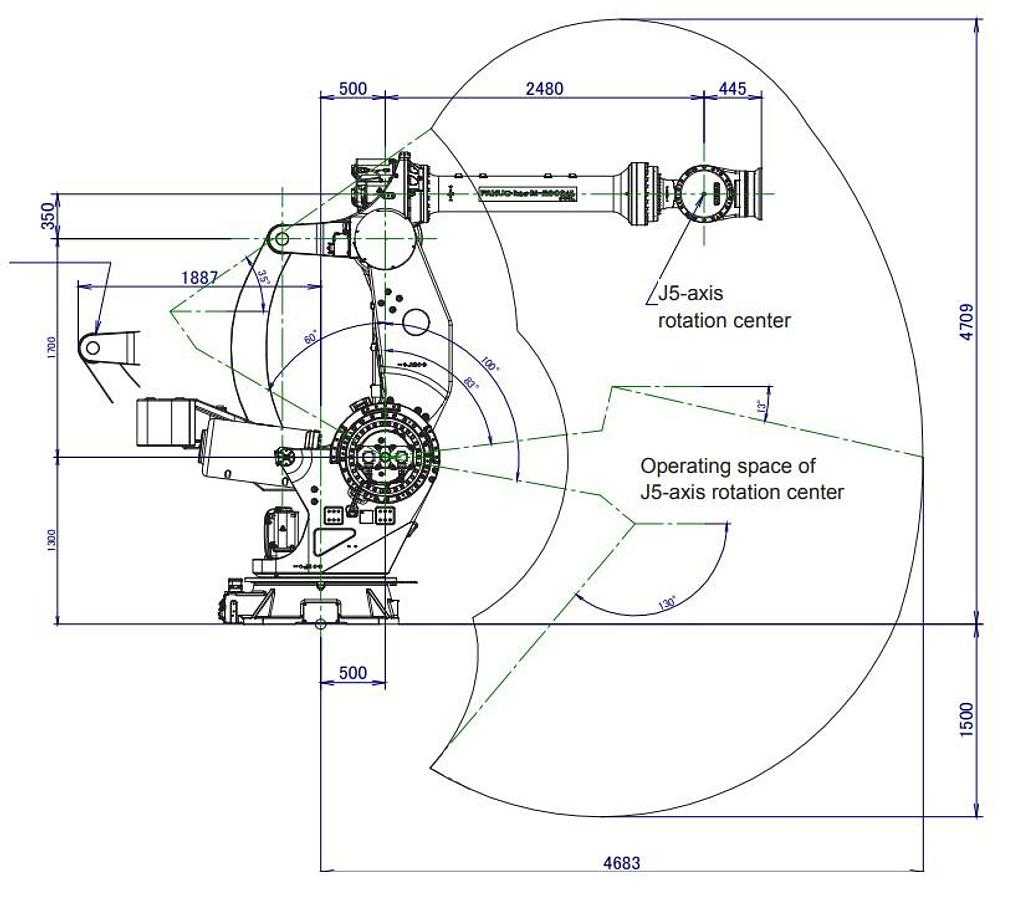 2020 FANUC M-2000IA/900L INDUSTRIAL ROBOT, 900KG PAYLOAD, 4683MM REACH, R-30IB CONTROLLER - ARTICULATED ROBOTS
