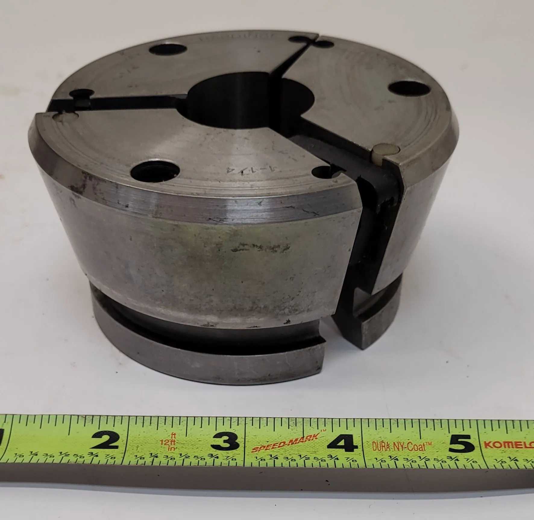 HARDINGE HQC-65 QUICK CHANGE COLLET, 1-1/4IN SIZE, 2.25IN HEIGHT, NON-SERRATED - MACHINING TOOLING & PARTS