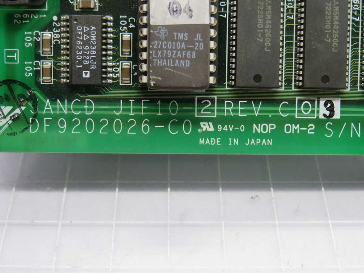 YASKAWA JANCD-JIF10-2 INDUSTRIAL GRADE CONTROL PRINTED BOARD T269045 - ROBOT CONTROLLERS