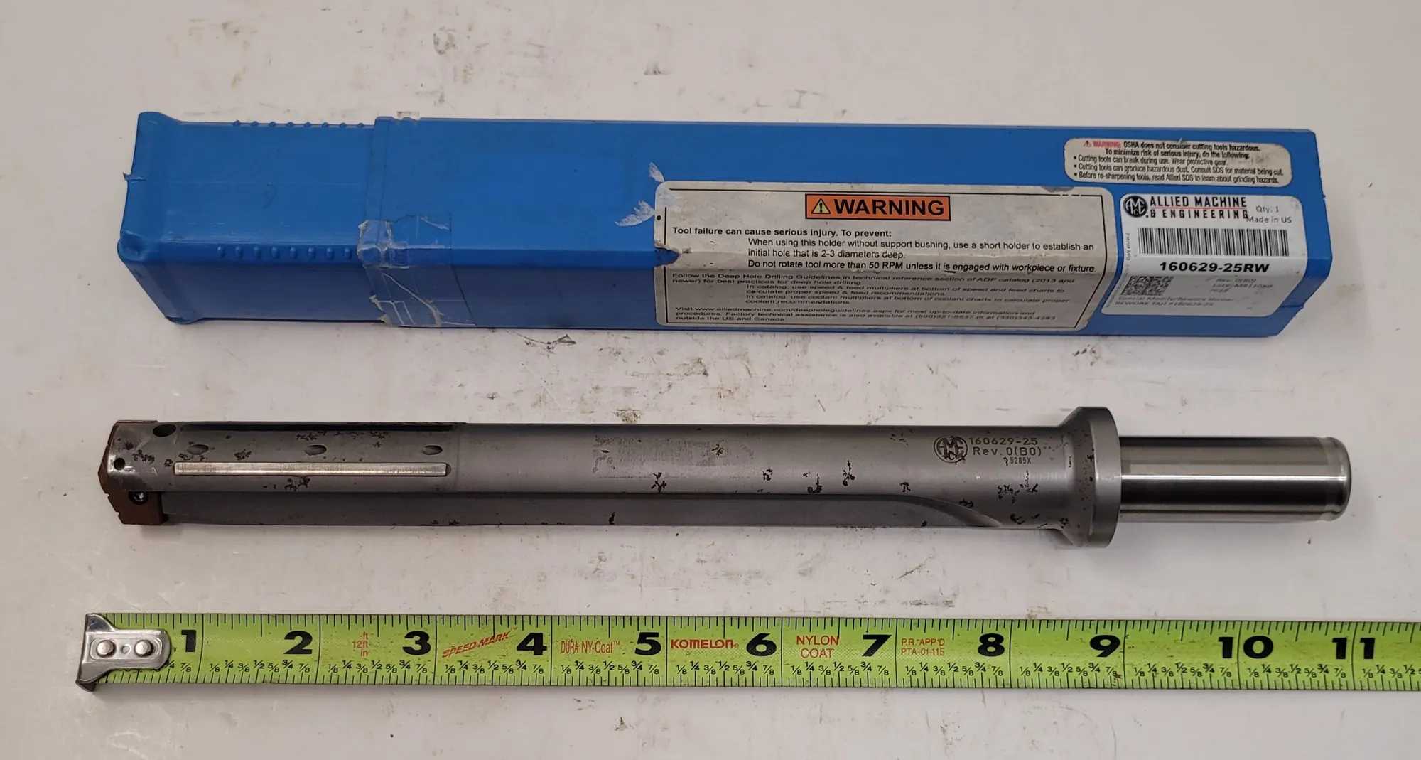 ALLIED MACHINE & ENGINEERING AMEC INDEXABLE SPADE DRILL 160629-25RW, .93IN MAX CUT DIA - MACHINING TOOLING & PARTS