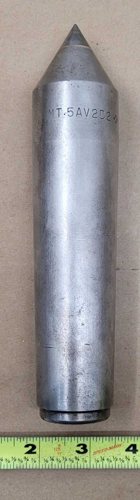 DEAD CENTER 5MT, 8IN OAL, TAPERED SHANK / MORSE TAPER SIZE 5 - MACHINE TOOLING