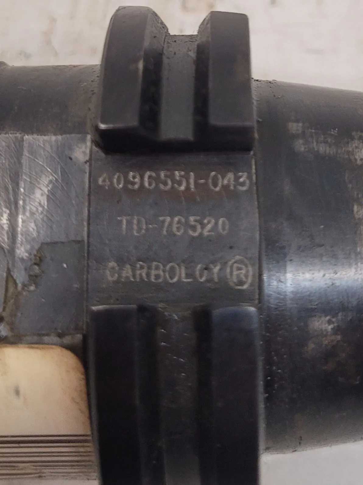 CARBOLOY CAT 40 INDEXABLE END MILL - MODEL 4096551-043 / TD-76520 - MACHINE TOOLING