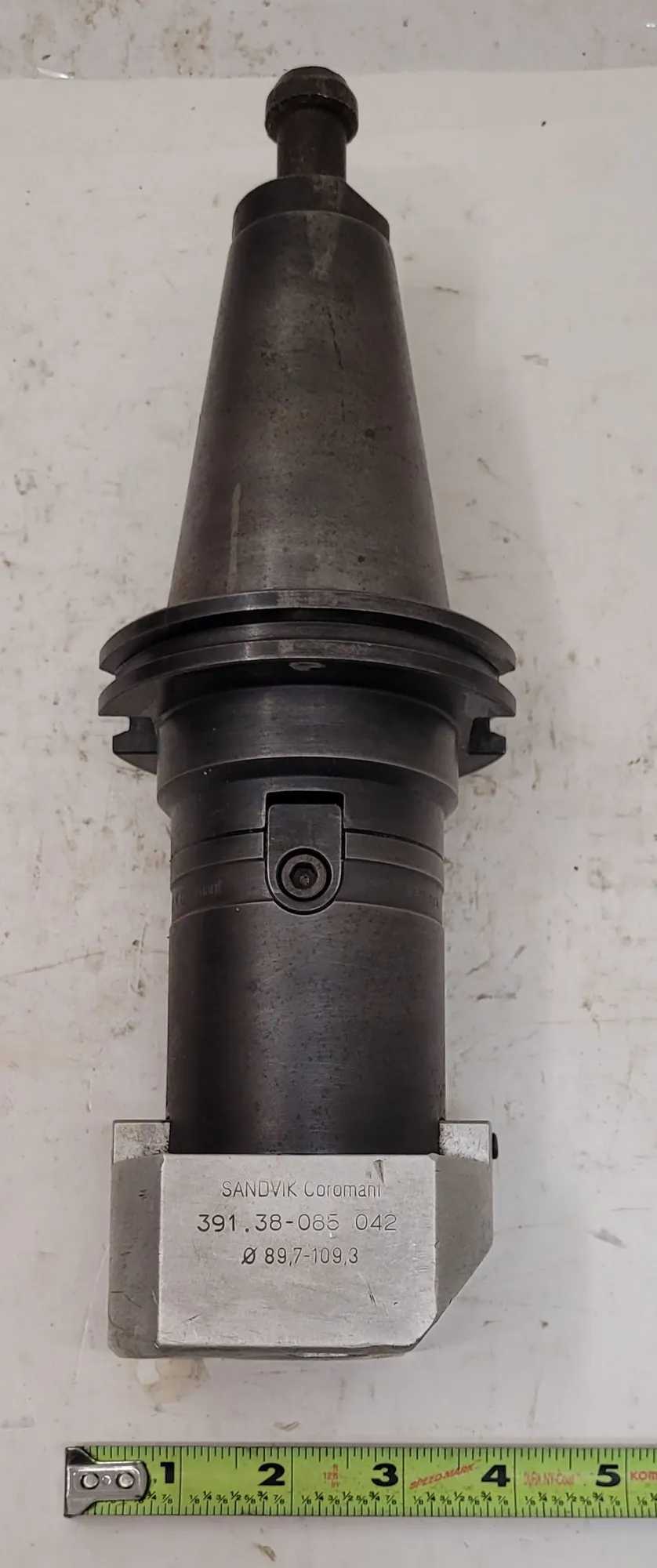 SANDVIK COROMANT BORING HEAD W/ CAT 50 TOOL HOLDER, MODEL 391.38-085 042 - MACHINE TOOLING