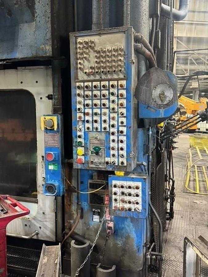 1977 VERSON T-SE2-1500-96-54 SSDC TRANSMAT PRESS, 1500 TON, 96X54 BED, 24IN STROKE, 20 SPM - MECHANICAL STAMPING PRESSES
