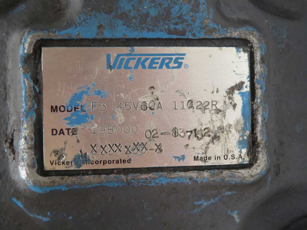 VICKERS F3 45V60A 110A22R HYDRAULIC PUMP T264924 - HYDRAULIC PUMP