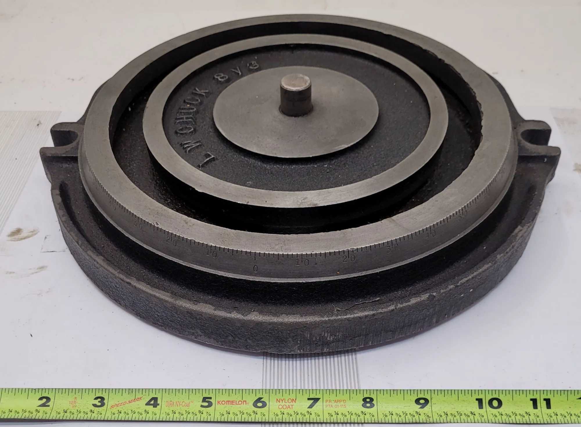 LW CHUCK 8V3 SWIVEL BASE FOR VISE - MACHINE TOOLING