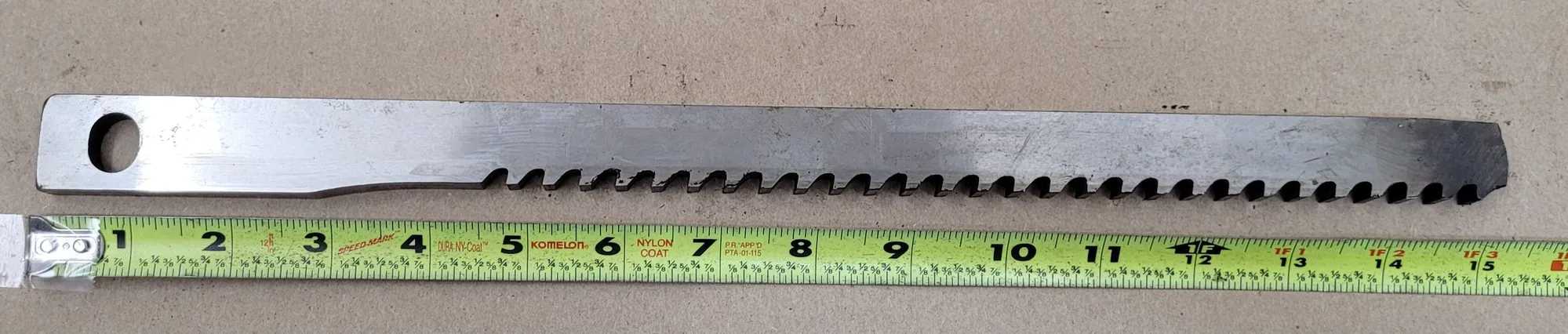 HASSAY-SAVAGE 10711 KEYSEATER BROACH, 3/8" WIDTH, 15" LENGTH, HSS-USA AF - MACHINING ACCESSORIES & TOOLING