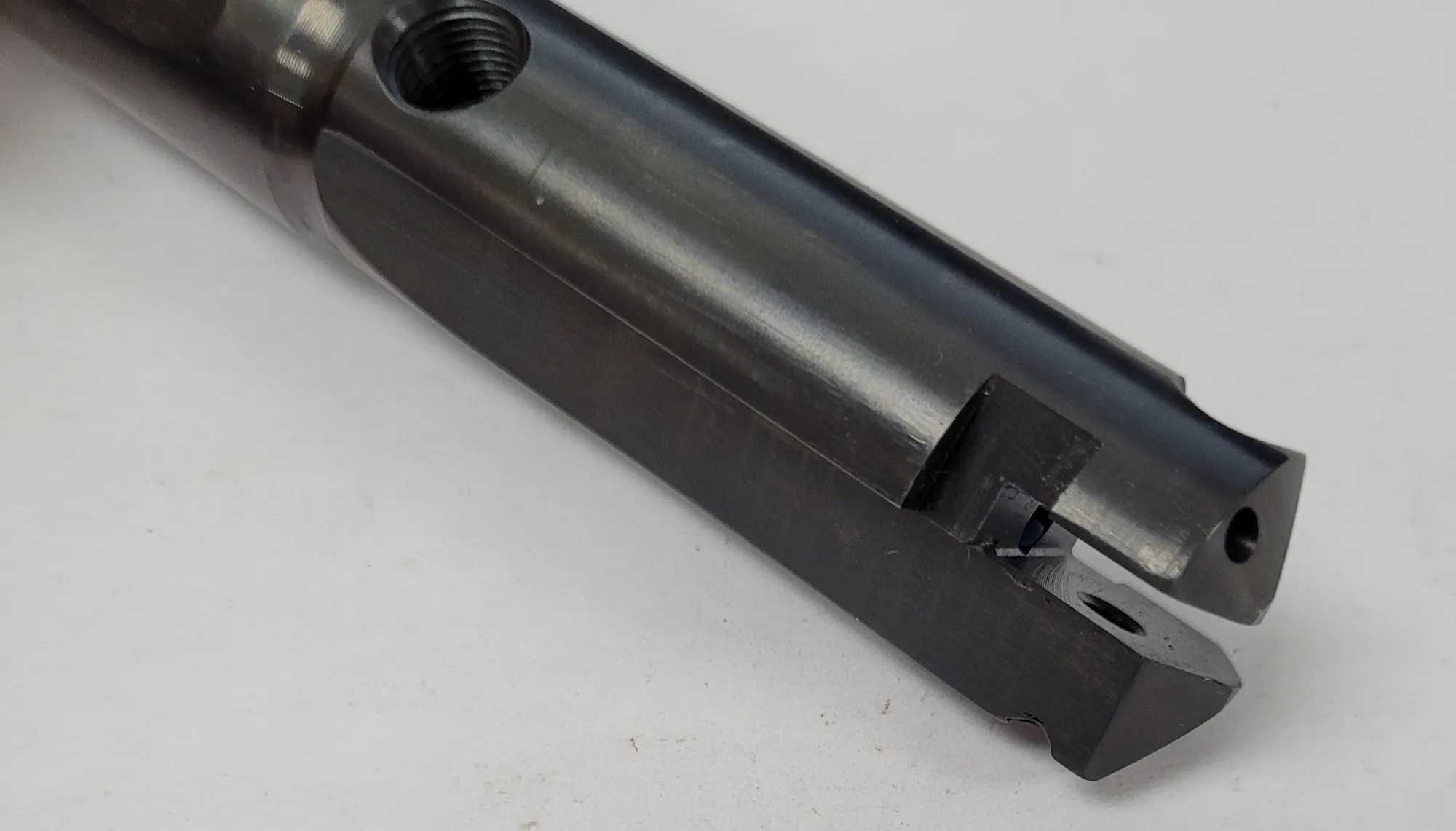 ALLIED AMEC A SERIES UNIVERSAL SPADE DRILL HOLDER SHORT STRAIGHT SHANK 1.000" COOLANT FED - MACHINING TOOLING & PARTS