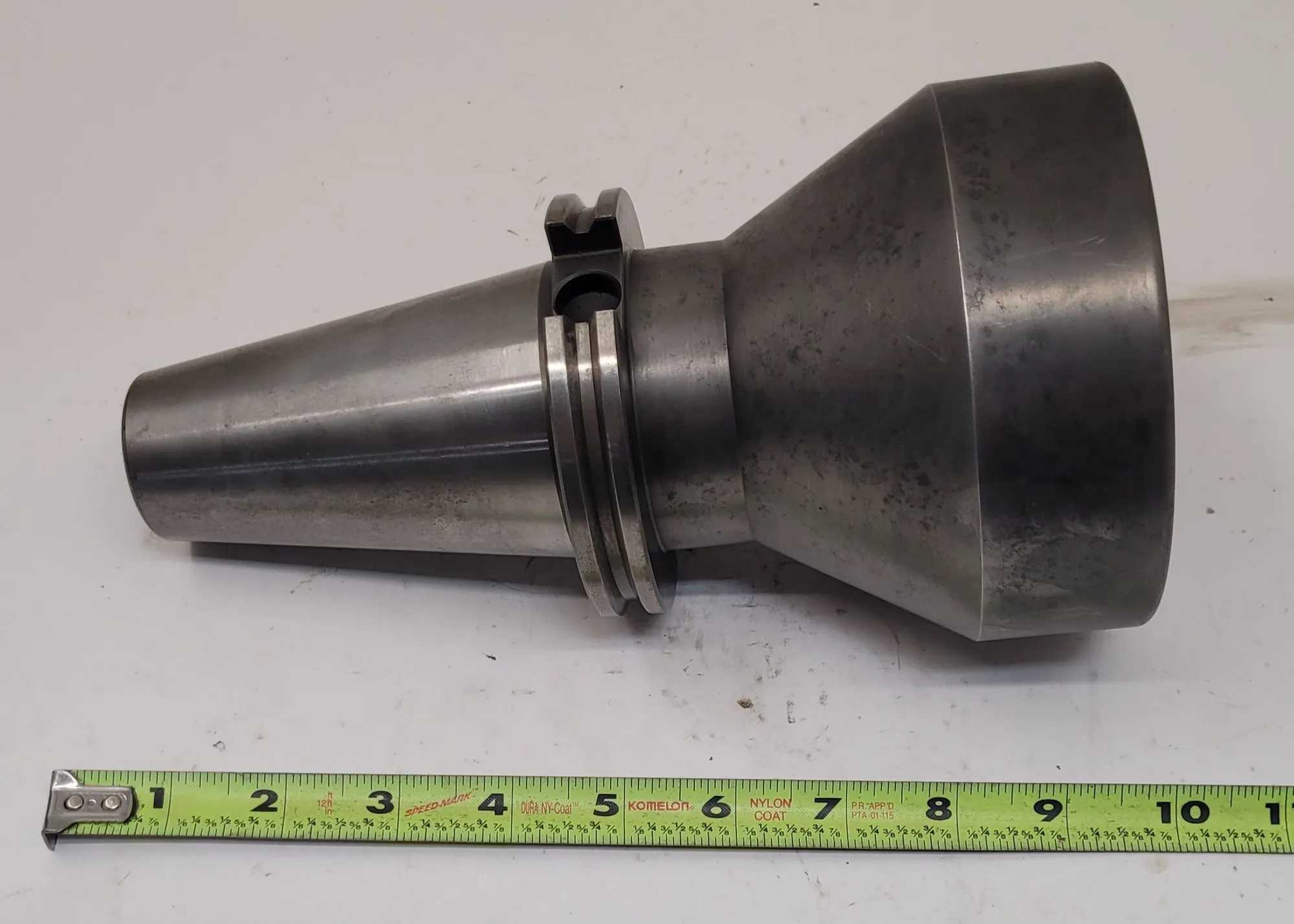 CAT 50 FACE MILL HOLDER, 5" OVERALL DIAMETER, 9-3/8” OAL, 1.75” OUTER ARBOR - MACHINE TOOLING