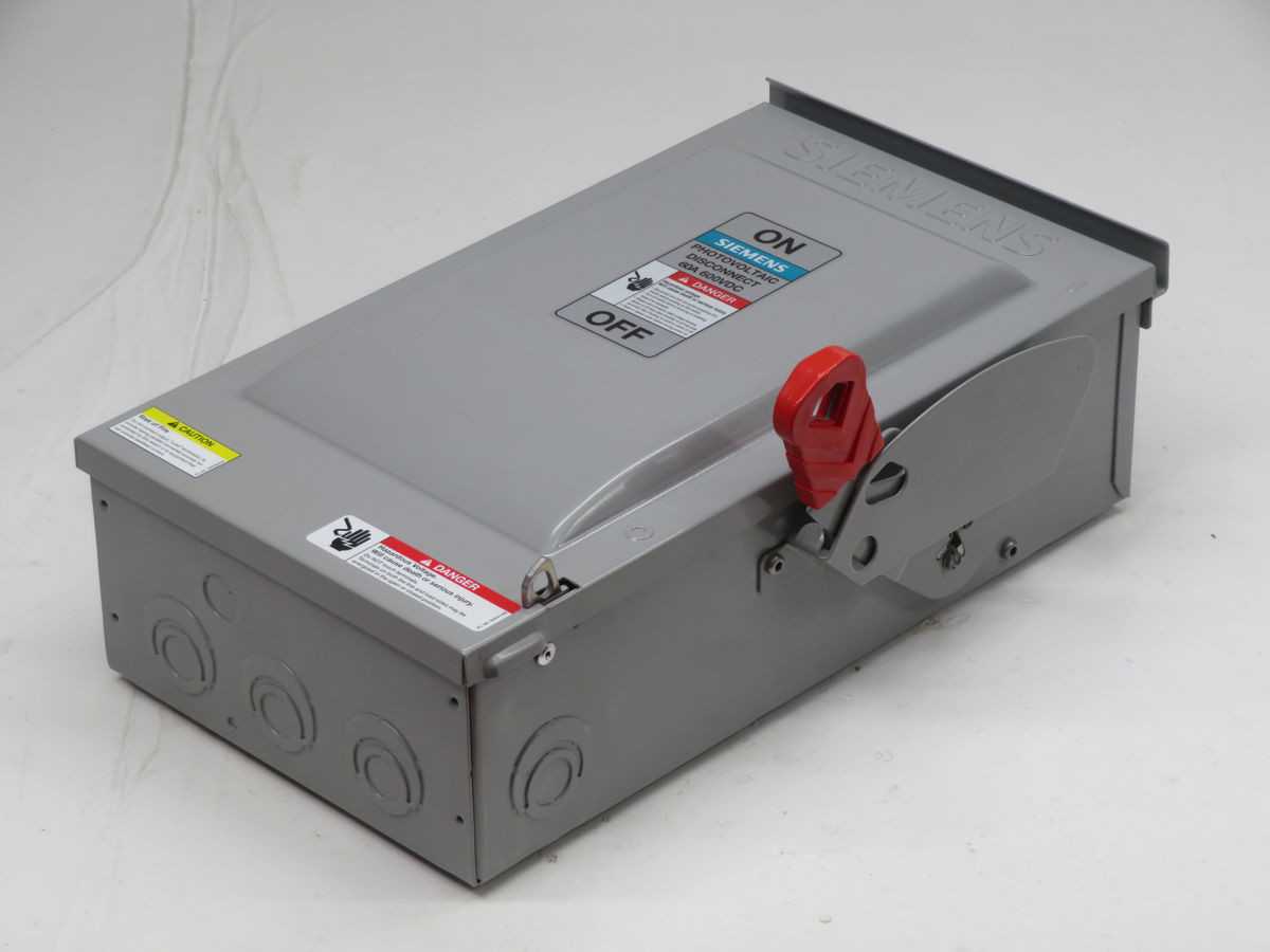SIEMENS HNF362RPV HEAVY DUTY SAFETY SWITCH T259367 - SWITCHES