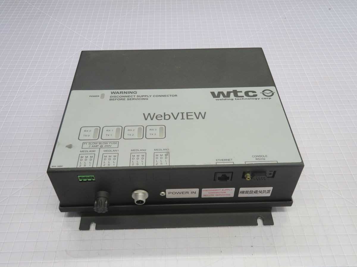 WTC 986-0051 INDUSTRIAL ETHERNET GATEWAY MODULE T269061 - PLC MODULES