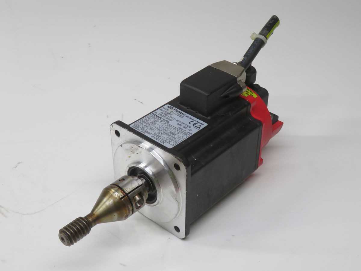 FANUC A1/3000 SERVO MOTOR, 0.75 KW POWER, 2.39 NM TORQUE, 3000 RPM SPEED, 90 VAC VOLTAGE - SERVO MOTORS