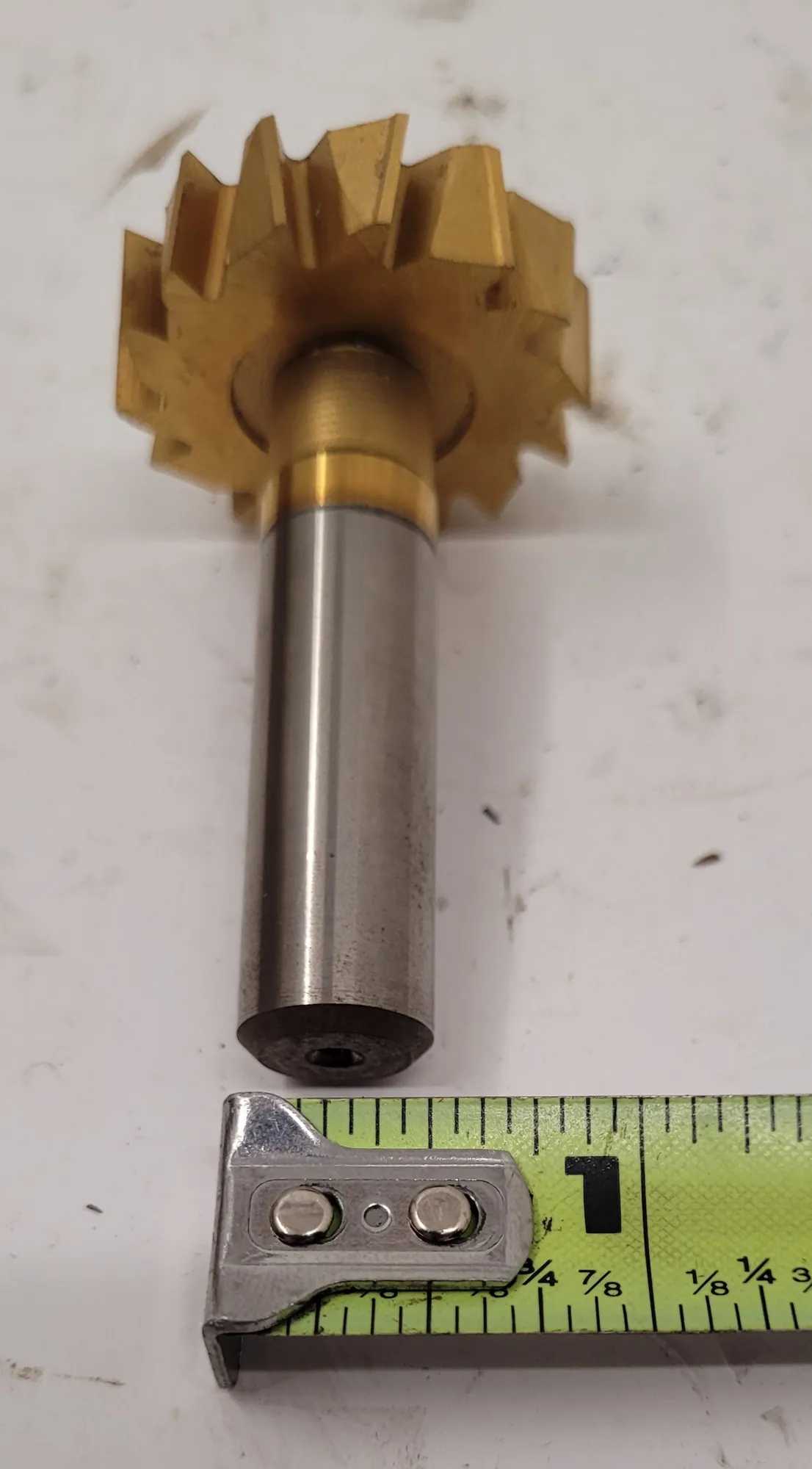 NIAGARA CUTTER STAG. KEYSEAT CUTTER 1-3/8" TIN 3/8" WIDTH .5” SHANK DIA. - MACHINING TOOLING & PARTS