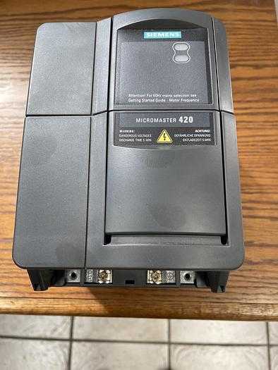 SIEMENS MICROMASTER 420 6SE6420-2UD22-2BA1 AC VFD DRIVE 2.2 KW - AC VFD DRIVES