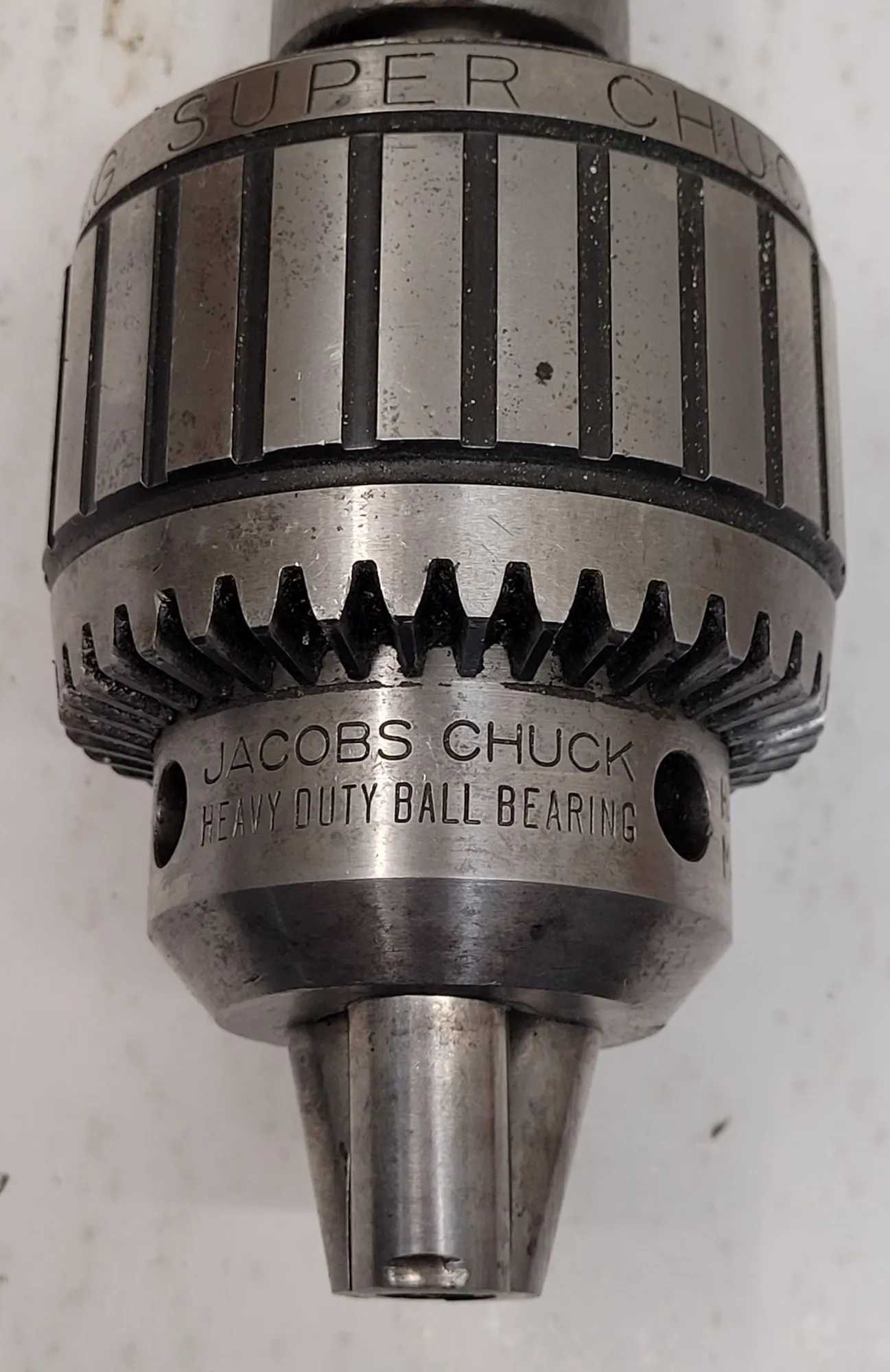 JACOBS 20N BALL BEARING SUPER CHUCK W/ #4-#5 MT SLEEVE, 3/8-1IN CAP - MACHINING ACCESSORIES & TOOLING