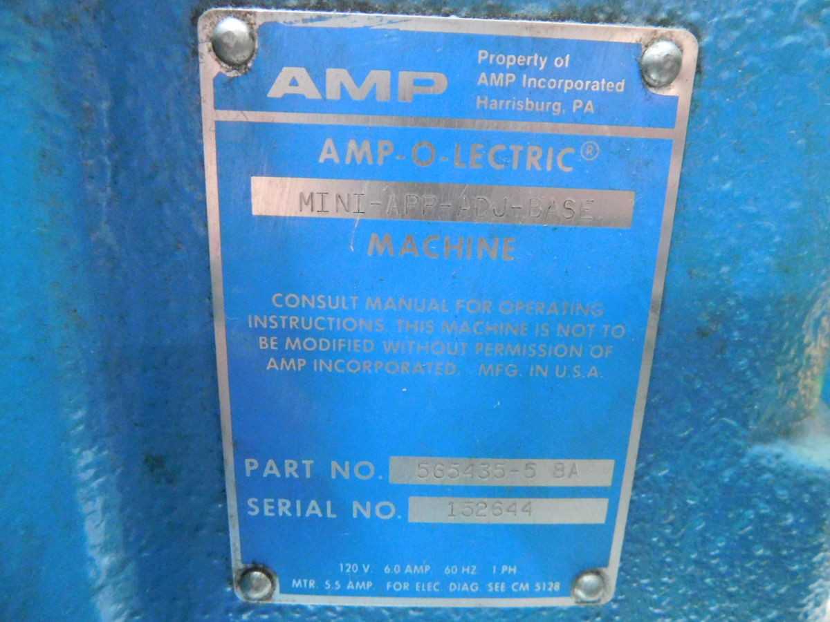 AMP 565435-5 CRIMPING PRESS - PRESSES