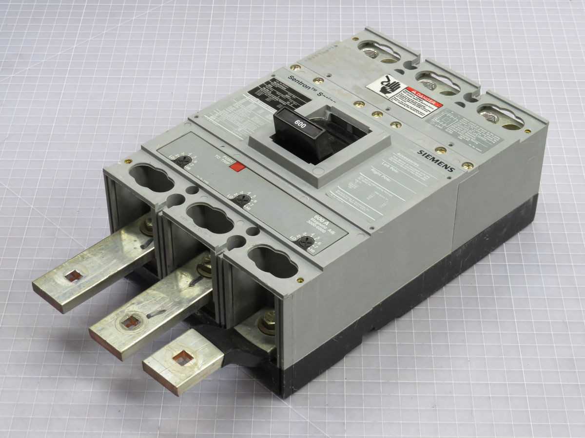 SIEMENS HLD63F600 BREAKER, 3P, 600A CURRENT, 600V VOLTAGE, 18KA INTERRUPT, THERMAL MAGNETIC TRIP - CIRCUIT BREAKERS